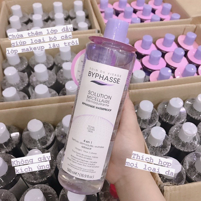 Nước Tẩy Trang Byphasse 500ml Tây Ban nha hàng chính hãng