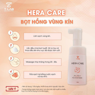 Bọt vệ sinh hera care mẫu mới 100ml