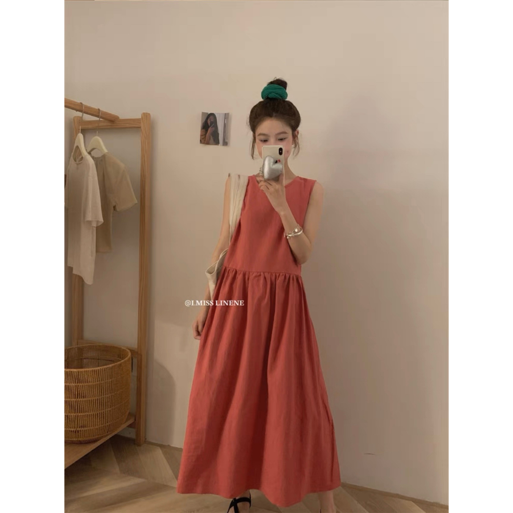 Váy sát nách thô chân bồng 30286 IMISS