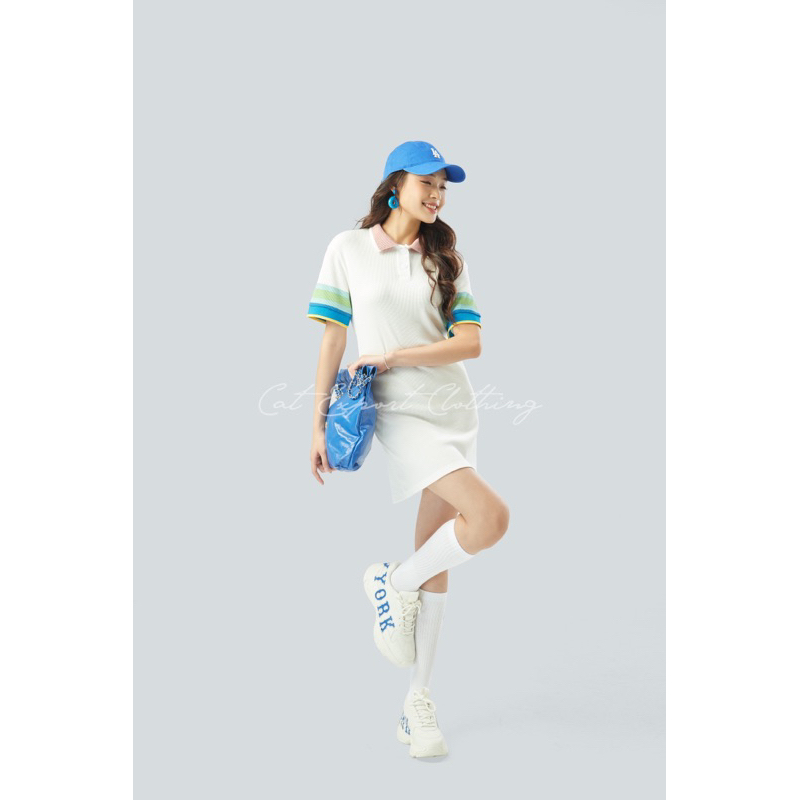 LAC0STE Váy Polo Tay Ngắn Cổ Viền Hồng Năng Động, Cá Tính, Mặc đi chơi Golf, Tennis
