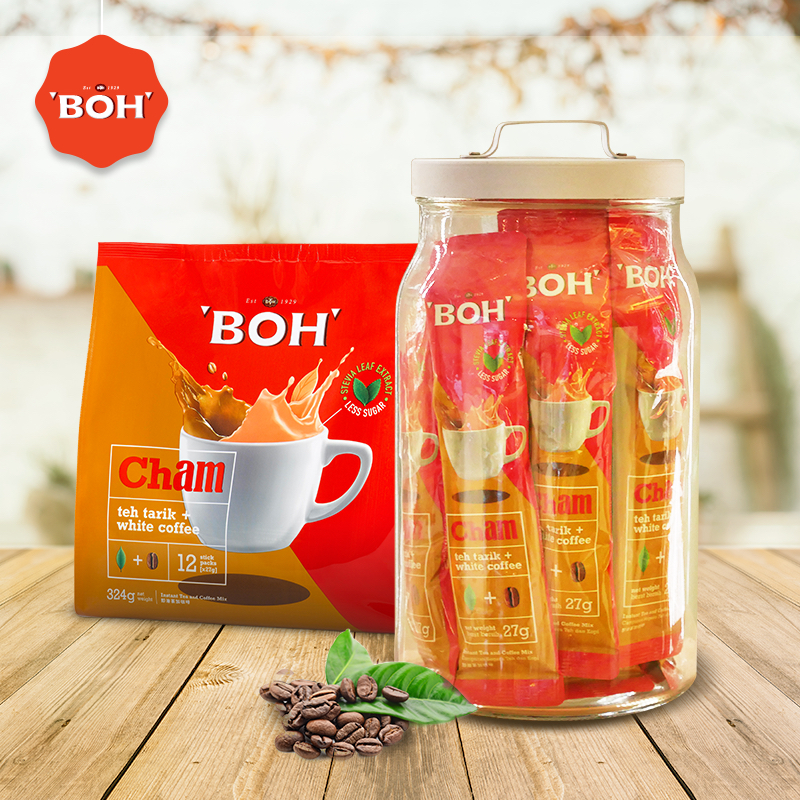 Trà Sữa Tự Pha Malaysia Teh Tarik - Trà Sữa Uyên Ương BOH Vị Trà Mix Coffee - Ngọt Tự Nhiên Không Đường Tốt Cho Sức Khoẻ