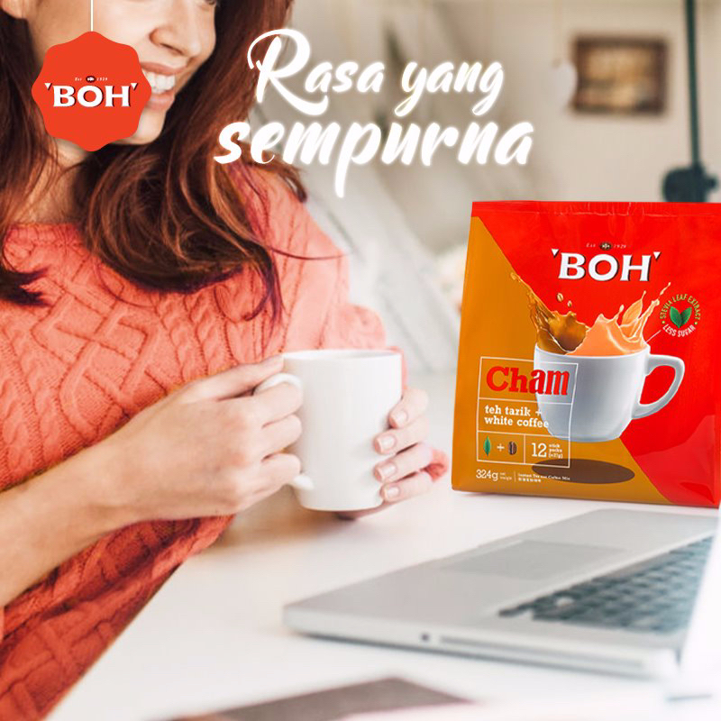Trà Sữa Tự Pha Malaysia Teh Tarik - Trà Sữa Uyên Ương BOH Vị Trà Mix Coffee - Ngọt Tự Nhiên Không Đường Tốt Cho Sức Khoẻ