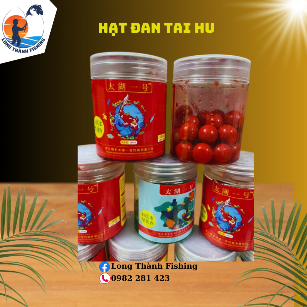 Hạt đan Tai Hu Yi Hao chuyên câu trắm đen, trắm trắng, chép