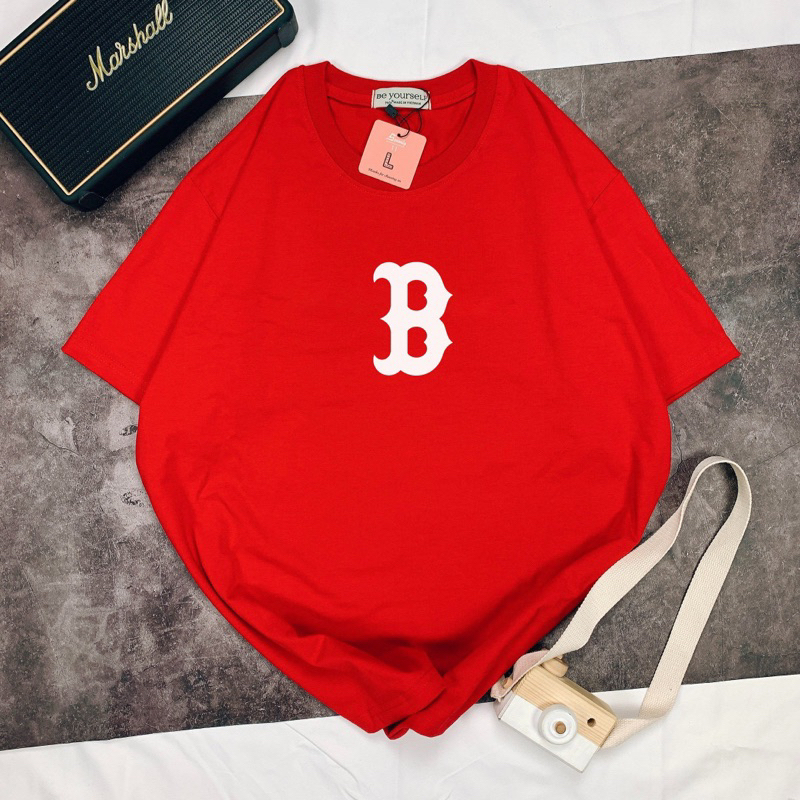 Áo Phông Hot CHỮ CÁI B Áo Thun Local Brand Unisex Nam Nữ Form Rộng Tay Lỡ Cotton Vải Mát shop.lucas