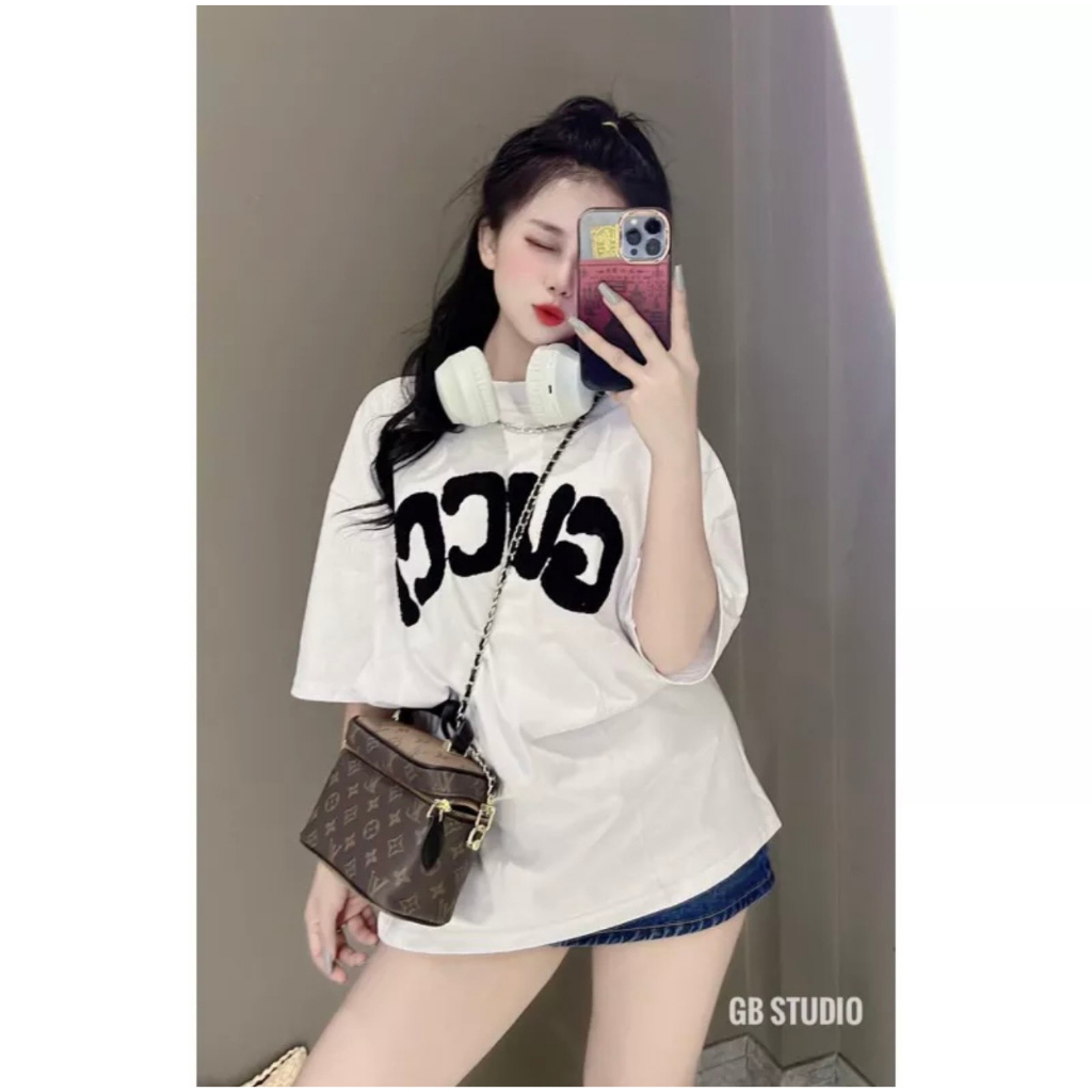 Áo Phông Ctk Khô Nam Nữ Dáng =Rộng Unisex Gc Họa Tiết - Áo Thun Tay Lỡ