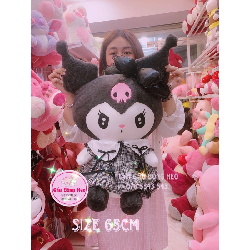 Búp Bê Kuromi nhồi bông dễ thương