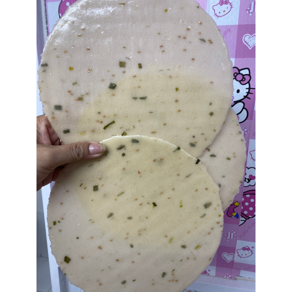 Bánh Phồng nếp- đặc biệt có hành ( chưa nướng) _ chuyên sỉ , lẻ bánh.