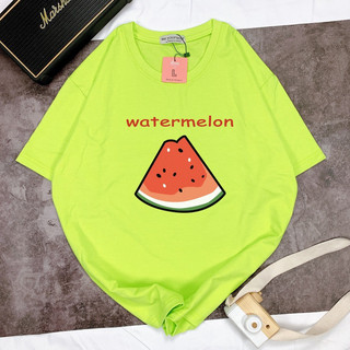 Áo Phông Hot MÙA HÈ DƯA HẤU WATERMELON Áo Thun Local Brand Unisex Nam Nữ Form Rộng Tay Lỡ Cotton Vải Mát shop.lucas