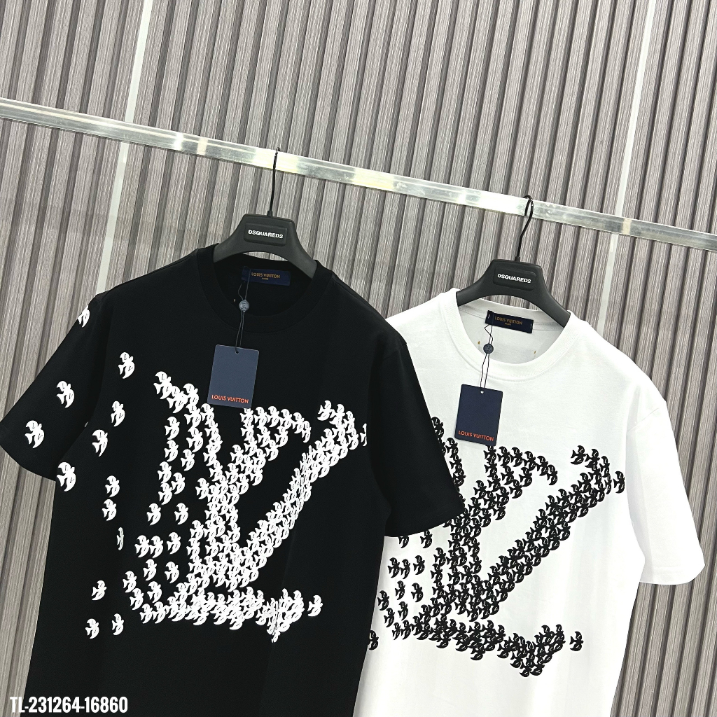 Áo Thun ,Phông Louis Vuiton Bird Siêu Cấp Vải Cotton100% Chuẩn Chi tiết Hãng