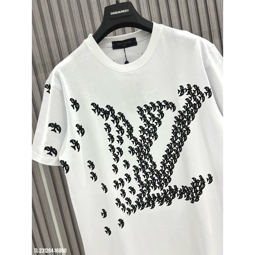 Áo Thun ,Phông Louis Vuiton Bird Siêu Cấp Vải Cotton100% Chuẩn Chi tiết Hãng