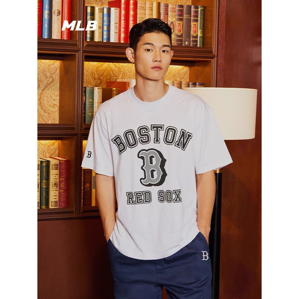 Áo Thun Unisex vnxk MLB- Áo Phông MLB Classic Monogram Full Pattern Short Sleeve T-Shirt