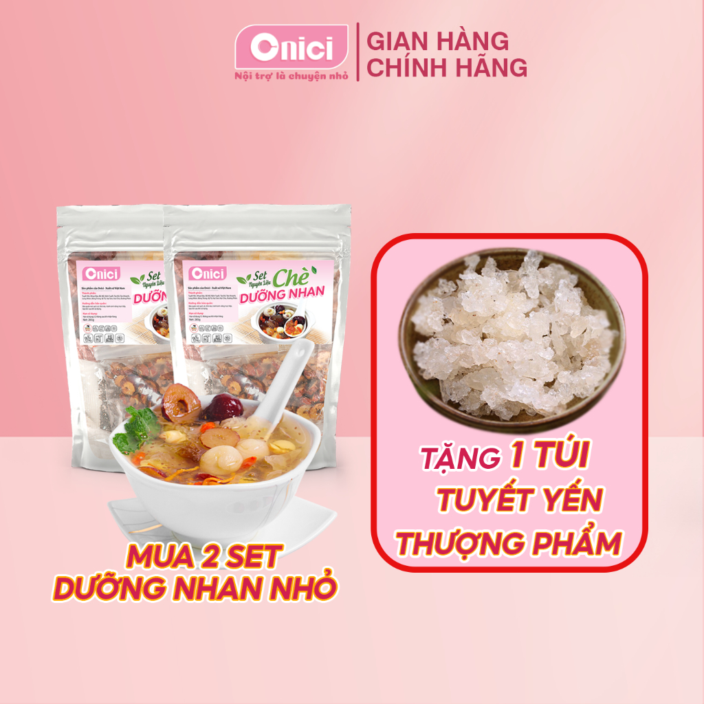 Set Chè Tuyết Yến Dưỡng Nhan Set Nấu 12-15 Chén Bếp Của...