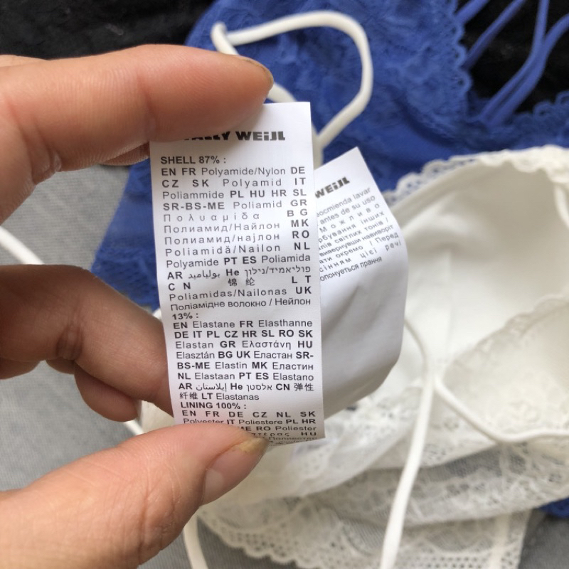 Áo lót ren phối dây xuất xịn