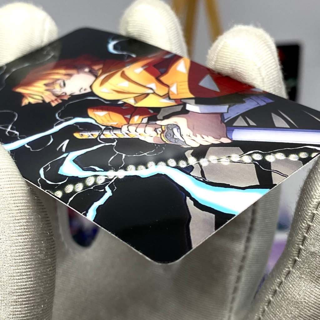 [151-200] Ảnh card bo góc Kimetsu no Yaiba Thanh Gươm Diệt Quỷ sưu tầm có bóc dán Demon Slayer Manga Anime