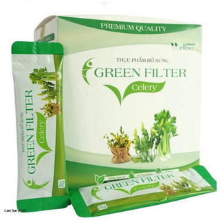 Thực phẩm bổ sung bột Cần tây – giảm cân detox tăng sức đề kháng diệp lục Green Filter Celery