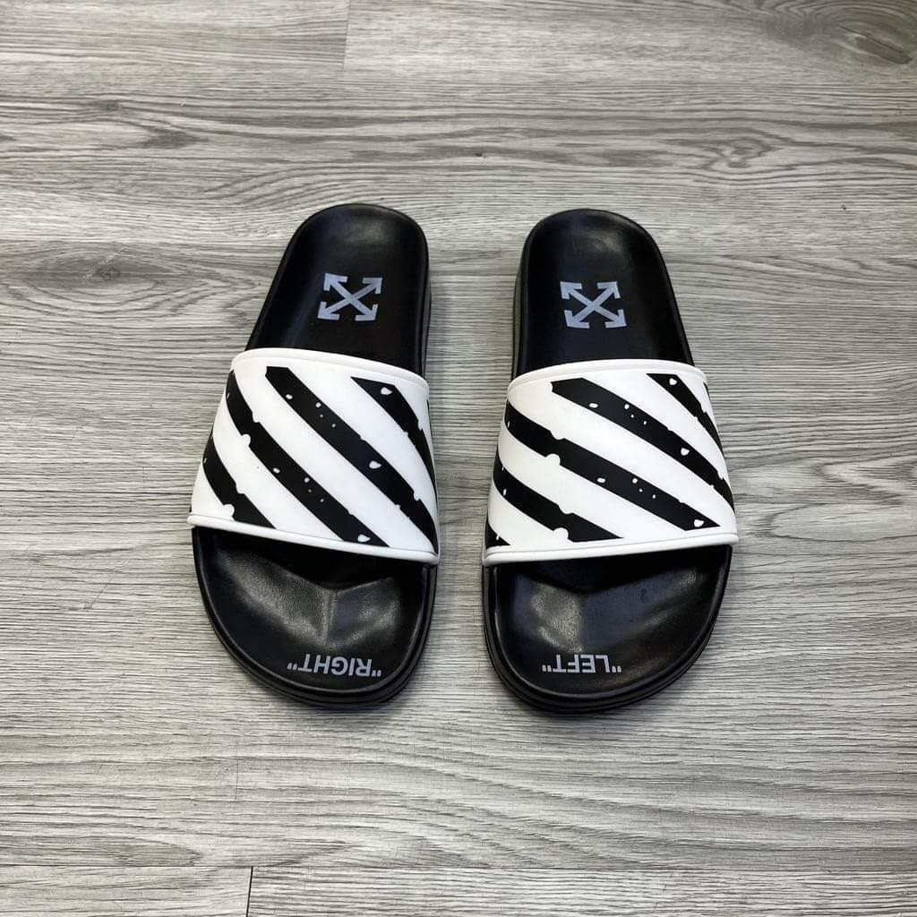 Dép lê thời trang quai ngang nam kẻ chéo đẹp.Hàng sẵn kho từ 38 -43