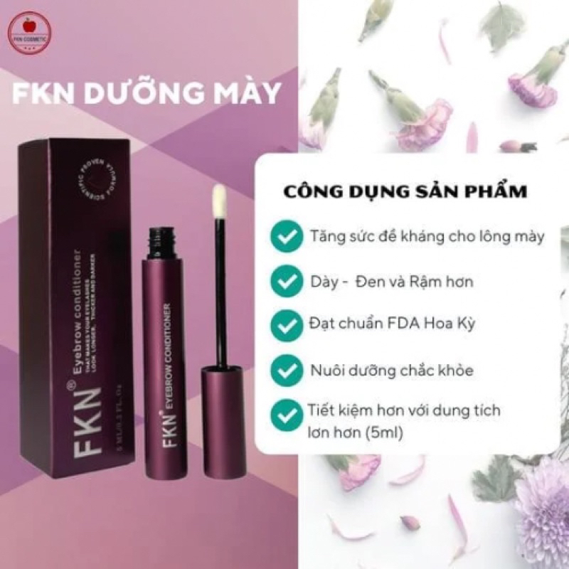 Serum dưỡng mày FKN  5m/lọ hiệu quả sau 15 ngày sử dụng