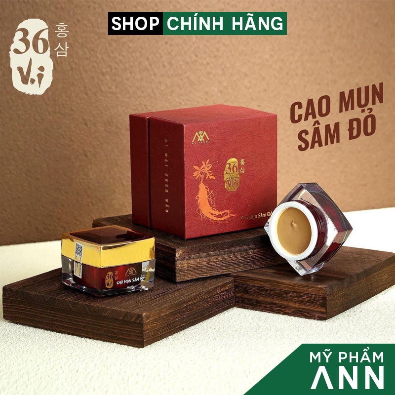 Cao Mụn Sâm Đỏ 36 Vị MeeA Organic Chính Hãng 15g