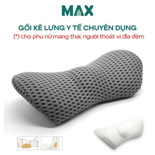 Gối kê lưng y tế chuyên dụng giúp giảm đau lưng cho người thoát vị đĩa đệm, phụ nữ mang thai