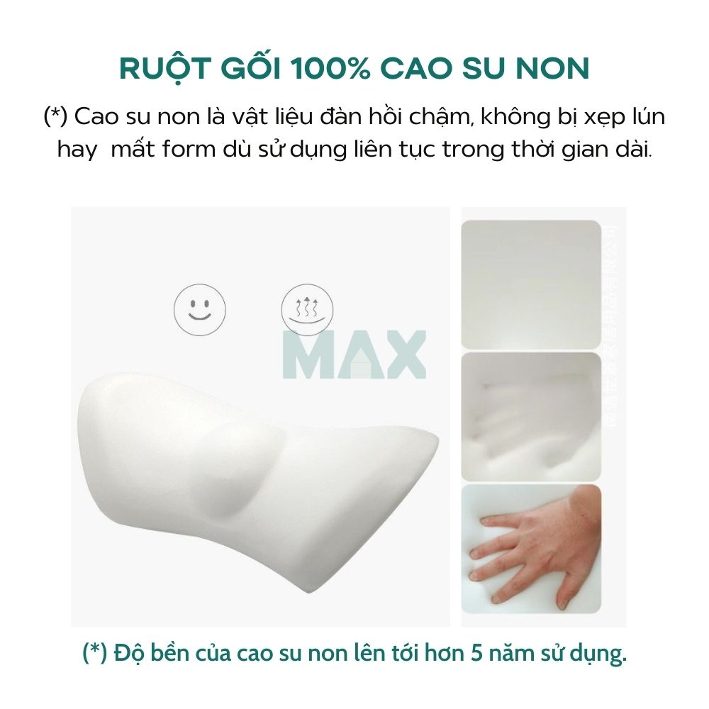 Gối kê lưng y tế chuyên dụng giúp giảm đau lưng cho người thoát vị đĩa đệm, phụ nữ mang thai