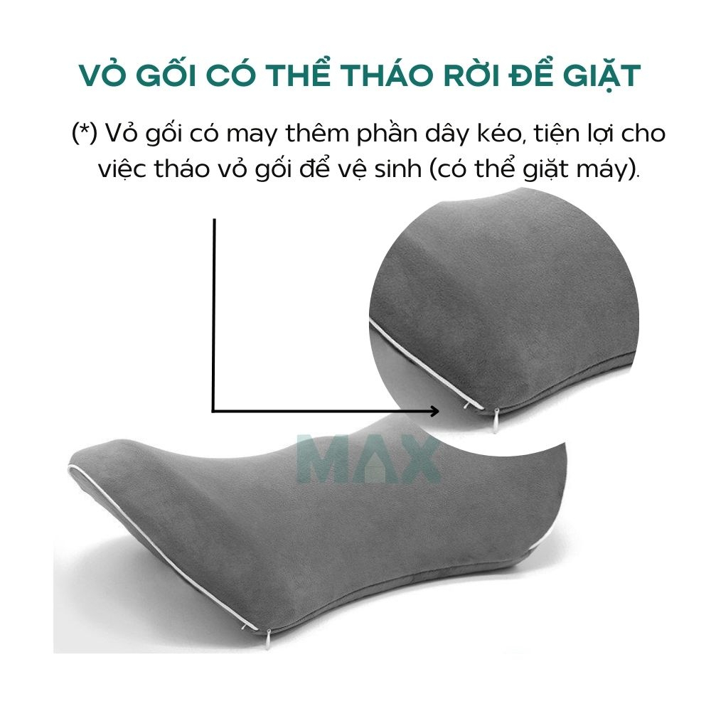 Gối kê lưng y tế chuyên dụng giúp giảm đau lưng cho người thoát vị đĩa đệm, phụ nữ mang thai