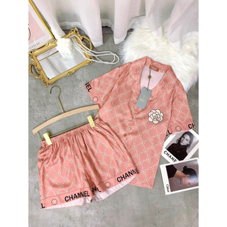XẢ HÀNG Bộ ngủ lụa pijama Sam luxury