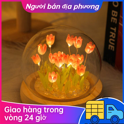 Đèn Ngủ Hoa Tulip Nhiều Màu Sắc Thủ Công, Đèn Hoa Để Bàn, Đồ Decor Trang Trí, Quà Tặng Ý Nghĩa