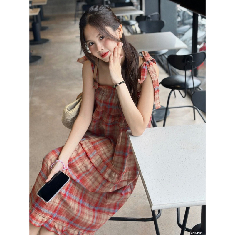 Đầm Dài - 2299 - 2 Dây Cột - Bèo Tầng