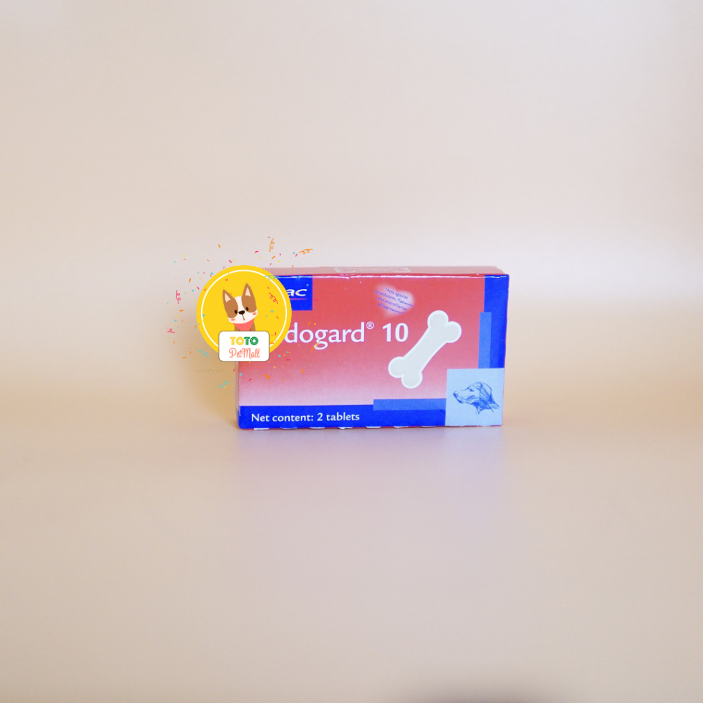 1 HỘP E-DOR-GAR (2 VIÊN) XỔ GIUN TIM, GIUN TRÒN, SÁN DÂY TRÊN CHÓ