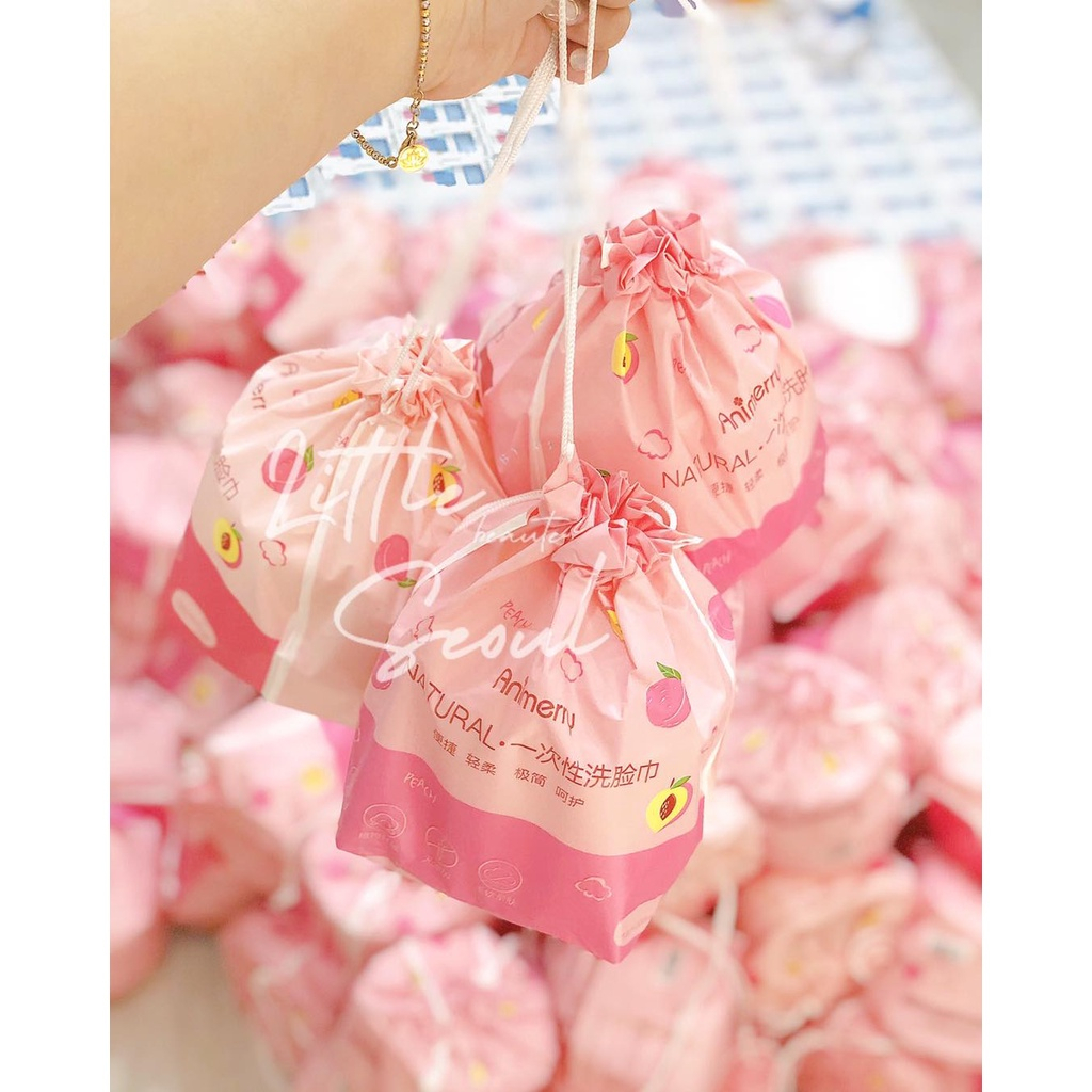 Khăn Lau Mặt Khô Dùng 1 Lần Mềm Mại Đa Năng Animerry, Khăn Tẩy Trang Cotton