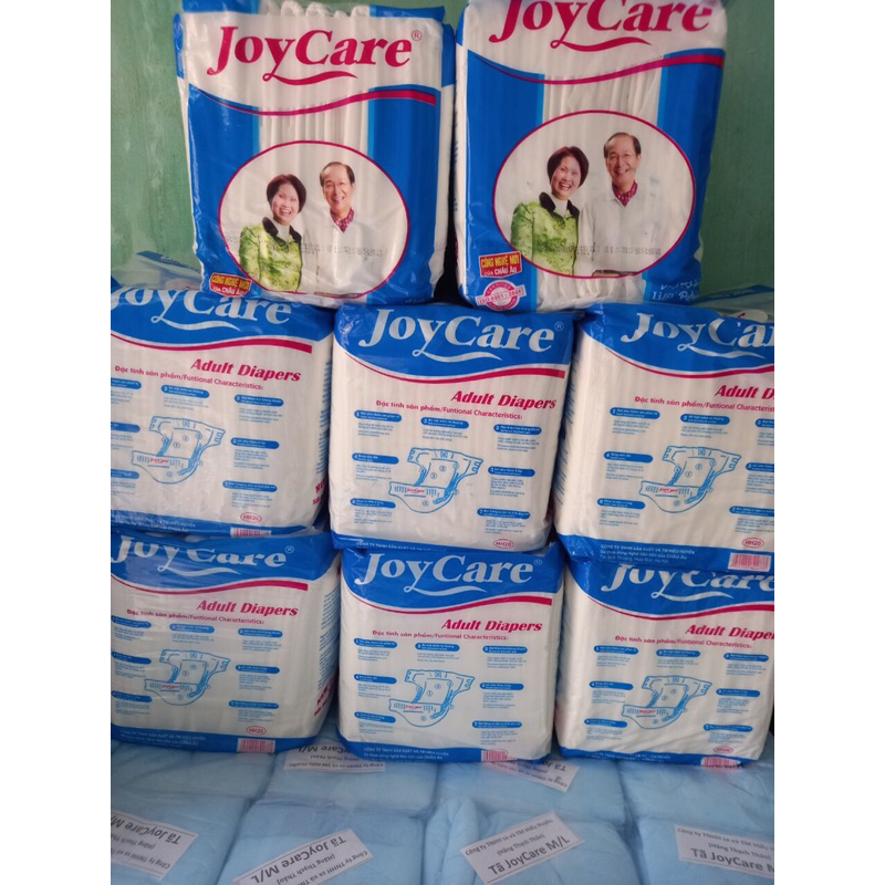 Combo 100 tã bỉm dán người lớn Joycare có vách chống tràn size (M/L11 miếng/gói)+KM