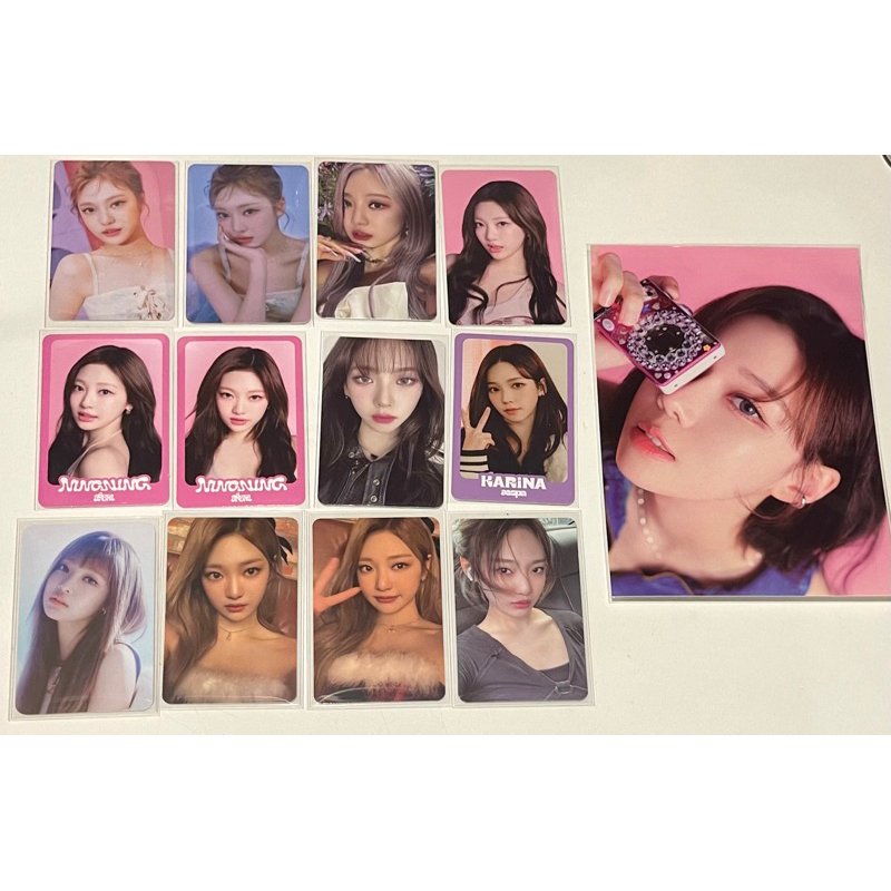 CARD BO GÓC, GOODS AESPA OFFICIAL