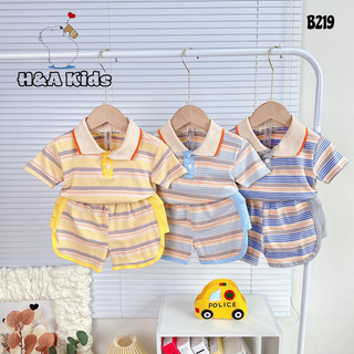Bộ sọc cổ bẻ cưng lắm các mẹ ơi
