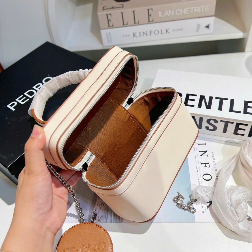 Túi xách cốp đeo chéo Pe.dro 2 món size 20 k box ST04