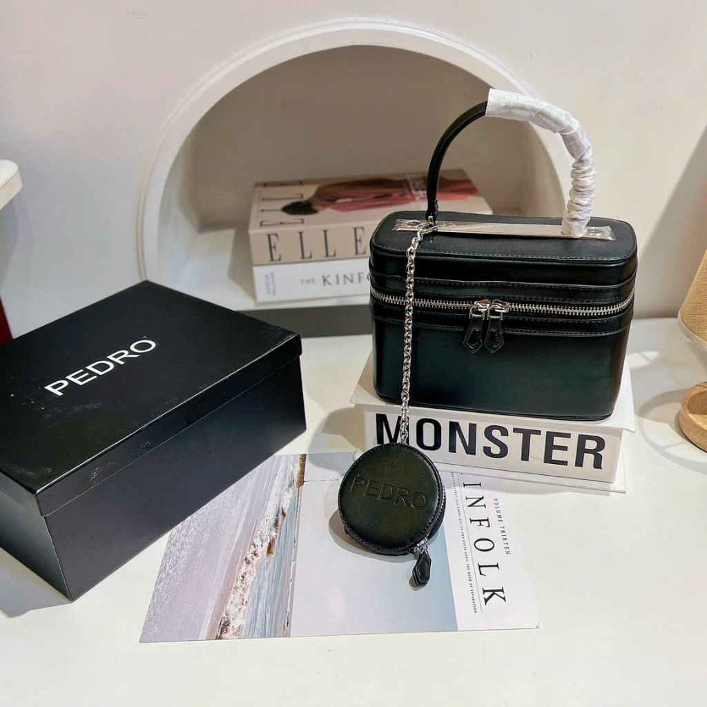 Túi xách cốp đeo chéo Pe.dro 2 món size 20 k box ST04