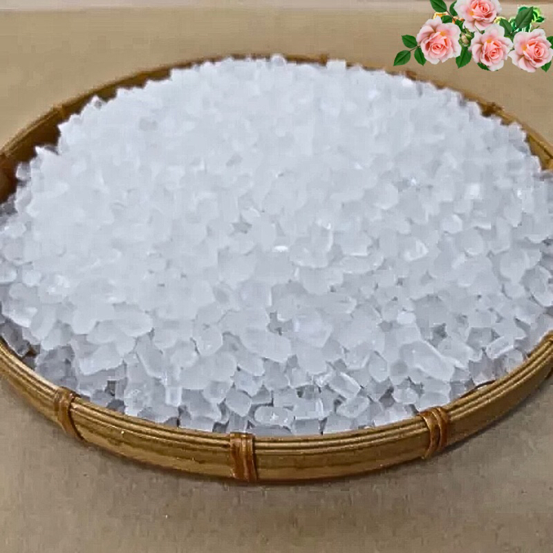 Đường phèn bi Thái Lan, đường phèn hạt nhỏ loại 1 trắng, sạch, hữu cơ, ngon ngọt thanh, gói 100g/500g, HTC Foods