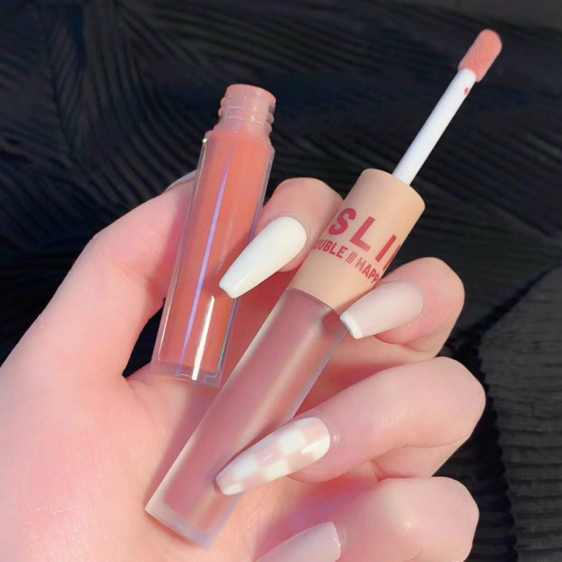 Son Kem Lì + Bóng 2 Trong 1 Uslike Bờ Môi Quyến Rũ  Tone Nude 3d Chống Thấm Nước  Siêu Hót