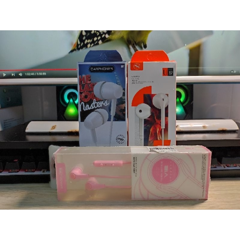 Tai nghe nhét tai có dây, Âm Thanh Rõ, Mic Hội Đàm Tốt  Jack 3.5