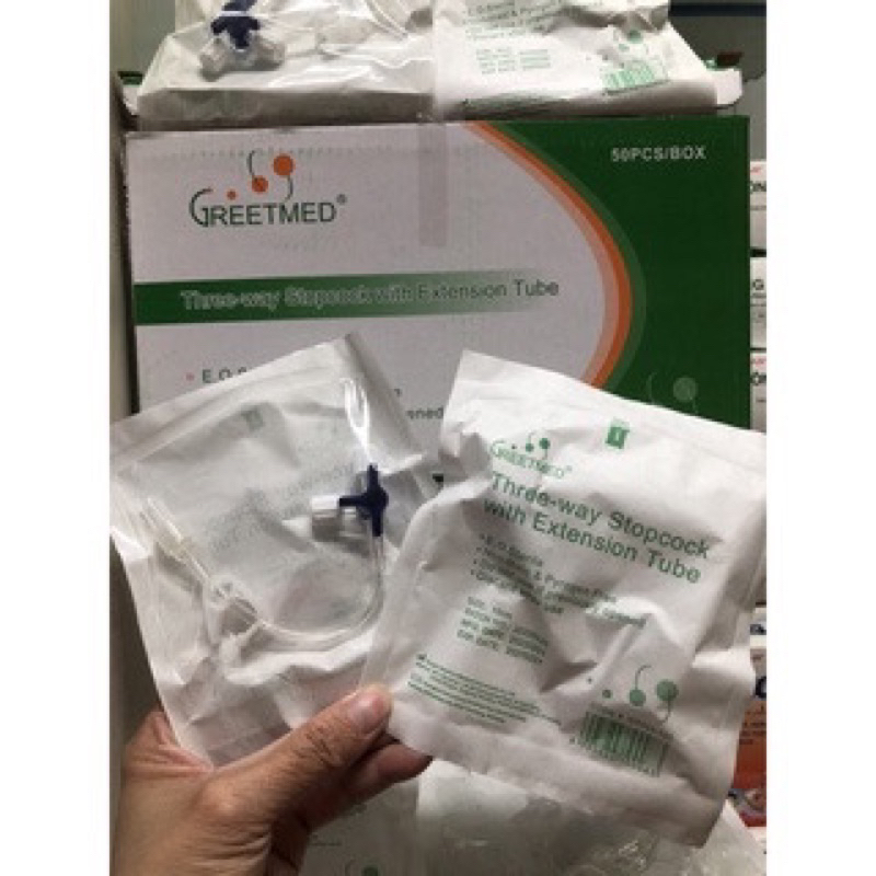 Khóa 3 chạc, khóa 3 chia  Greetmed hộp 50 cái