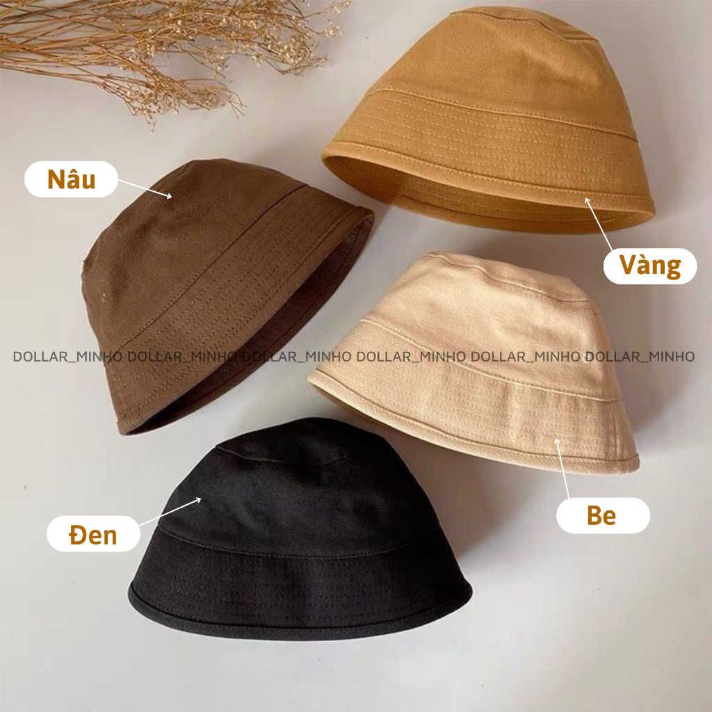 Mũ THÊU TÊN cho bé từ 0 đến 8 tuổi, mũ bucket, Nón thêu tên siêu xinh phong cách Hàn Quốc khẳng định phong cách riêng