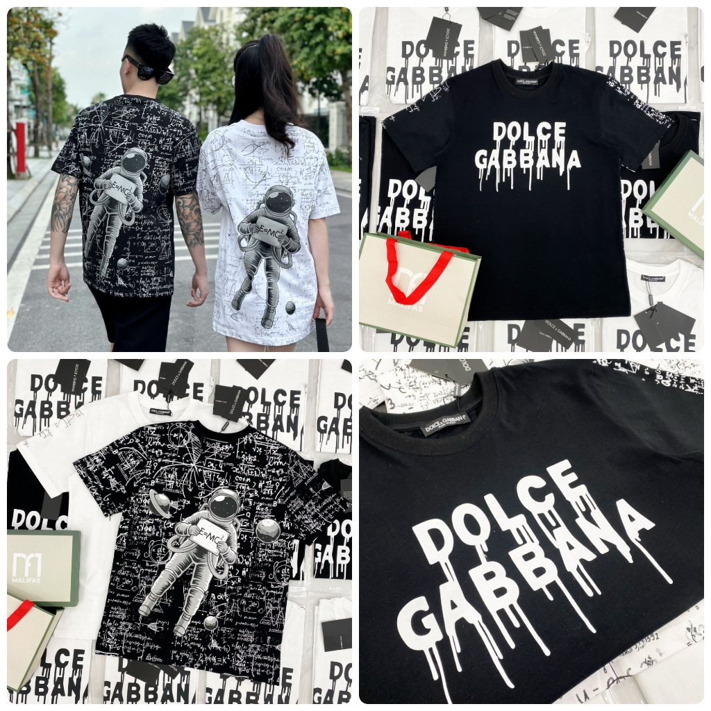 Áo Phông Nam Nữ DG In Chữ Chảy Trước Ngực Phối Lưng Hinh Siêu Hot