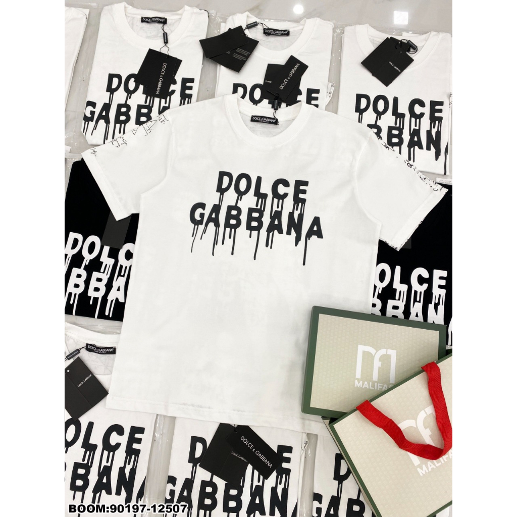 Áo Phông Nam Nữ DG In Chữ Chảy Trước Ngực Phối Lưng Hinh Siêu Hot