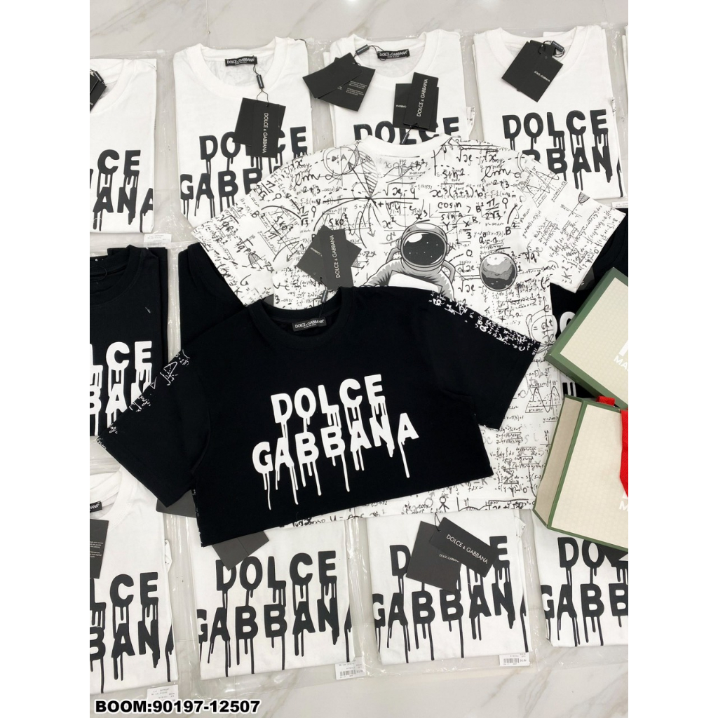 Áo Phông Nam Nữ DG In Chữ Chảy Trước Ngực Phối Lưng Hinh Siêu Hot