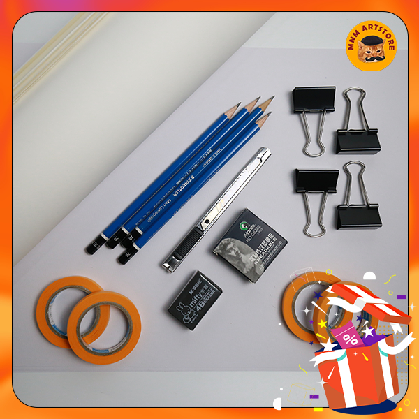 Combo vẽ chì cơ bản dành cho người mới bắt đầu, ai cũng vẽ được`