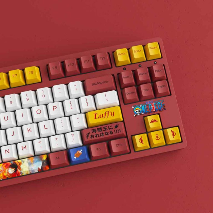 Bàn phím cơ AKKO 3087 RF One Piece – Luffy - Hàng chính hãng