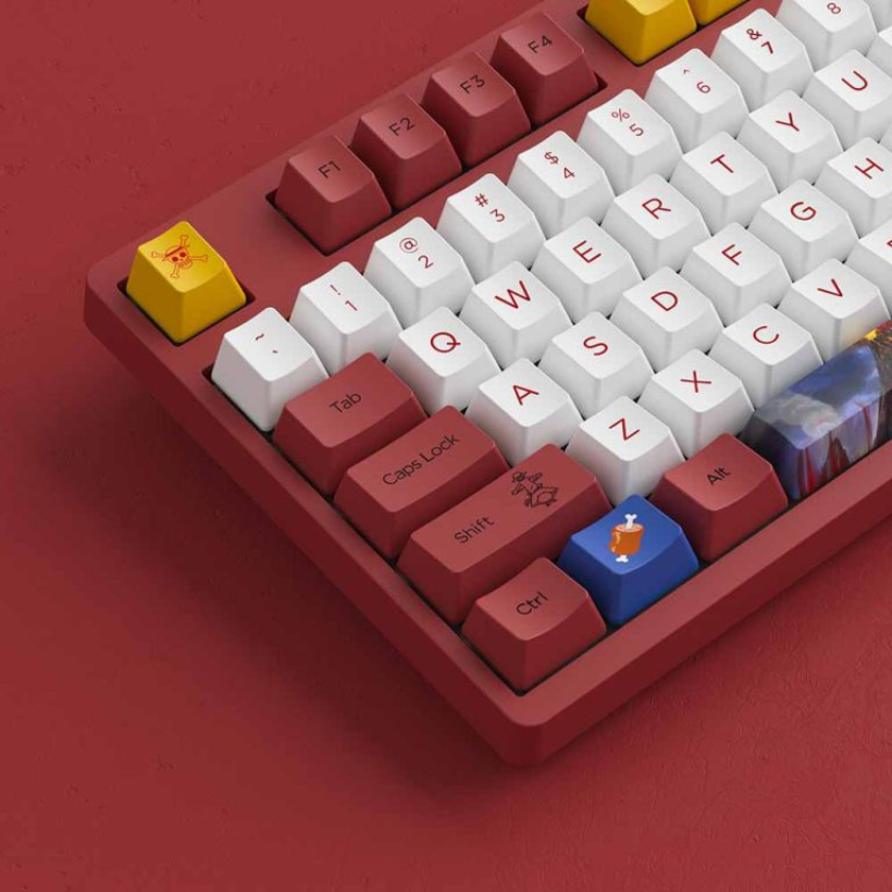 Bàn phím cơ AKKO 3087 RF One Piece – Luffy - Hàng chính hãng