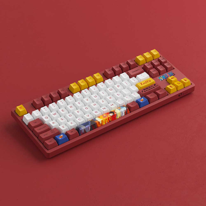 Bàn phím cơ AKKO 3087 RF One Piece – Luffy - Hàng chính hãng