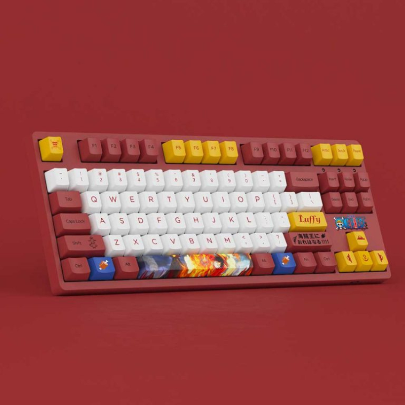 Bàn phím cơ AKKO 3087 RF One Piece – Luffy - Hàng chính hãng