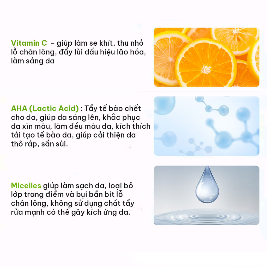 Nước tẩy trang Dr.smart Detox cho da AHA Vitamin C, Micellar Cleansing Pure Water 500ml