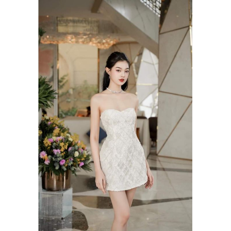 Váy ren cúp ngực xinhh xĩuuu